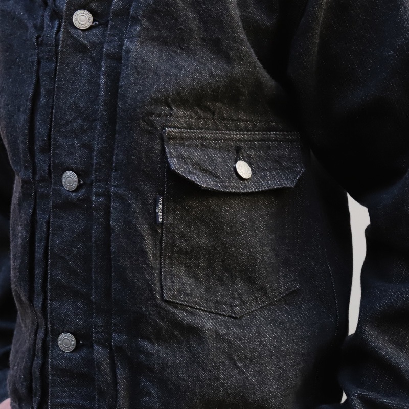 WORKERS 13.75oz Right Hand BLACK Denim Jacket 1st Model/ワーカーズ